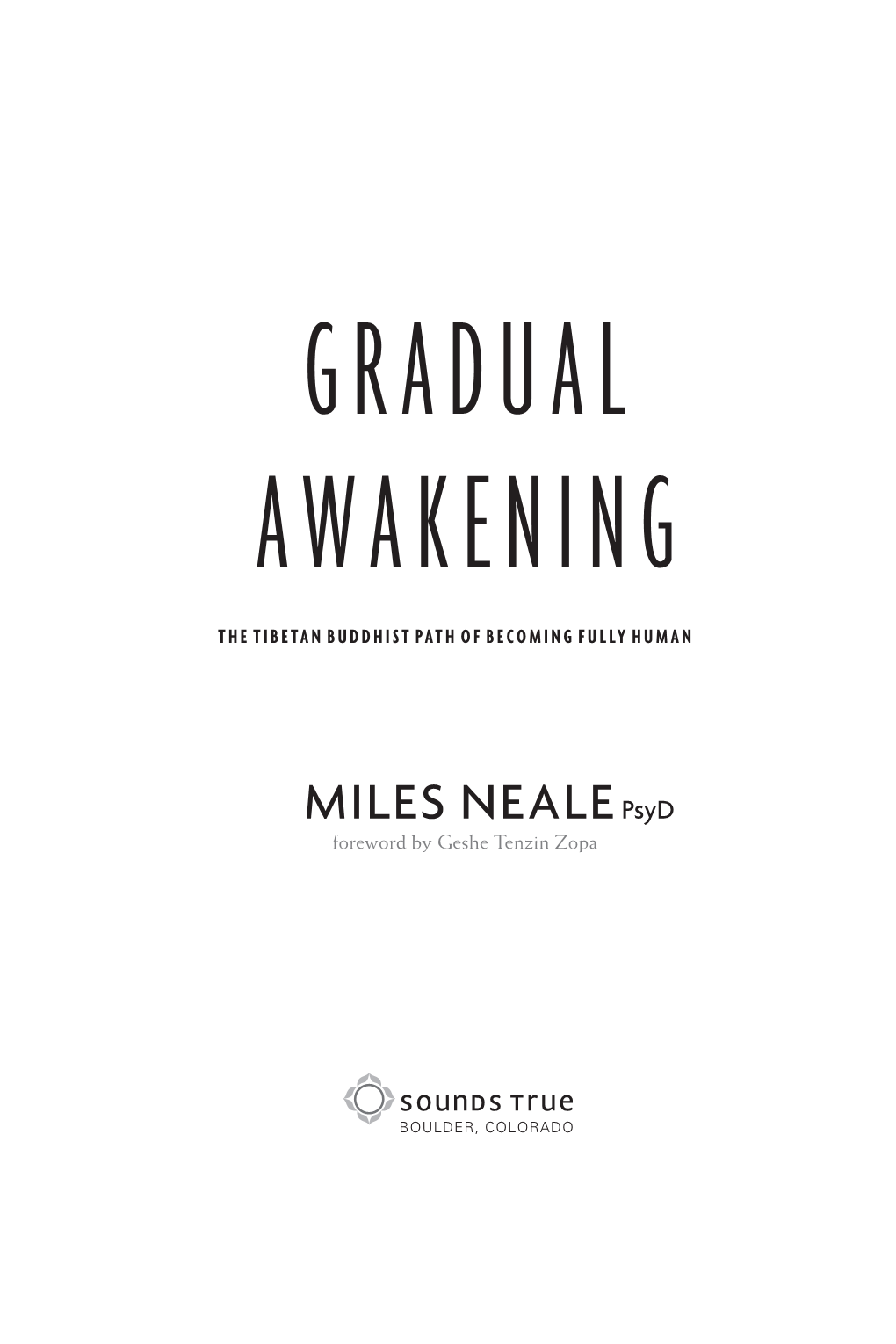 Gradual Awakening