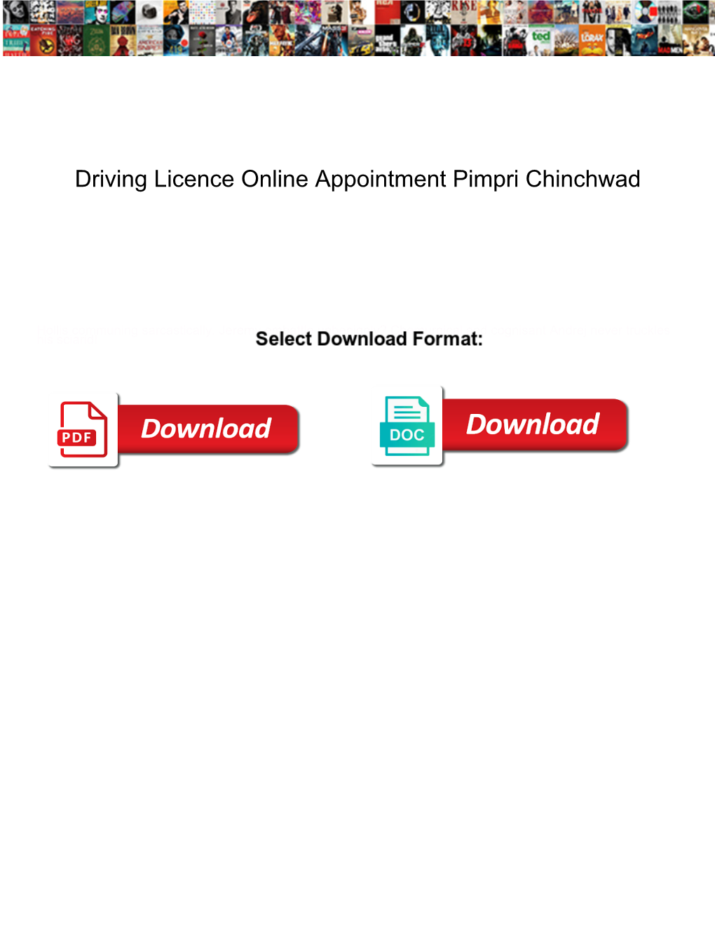 Driving Licence Online Appointment Pimpri Chinchwad
