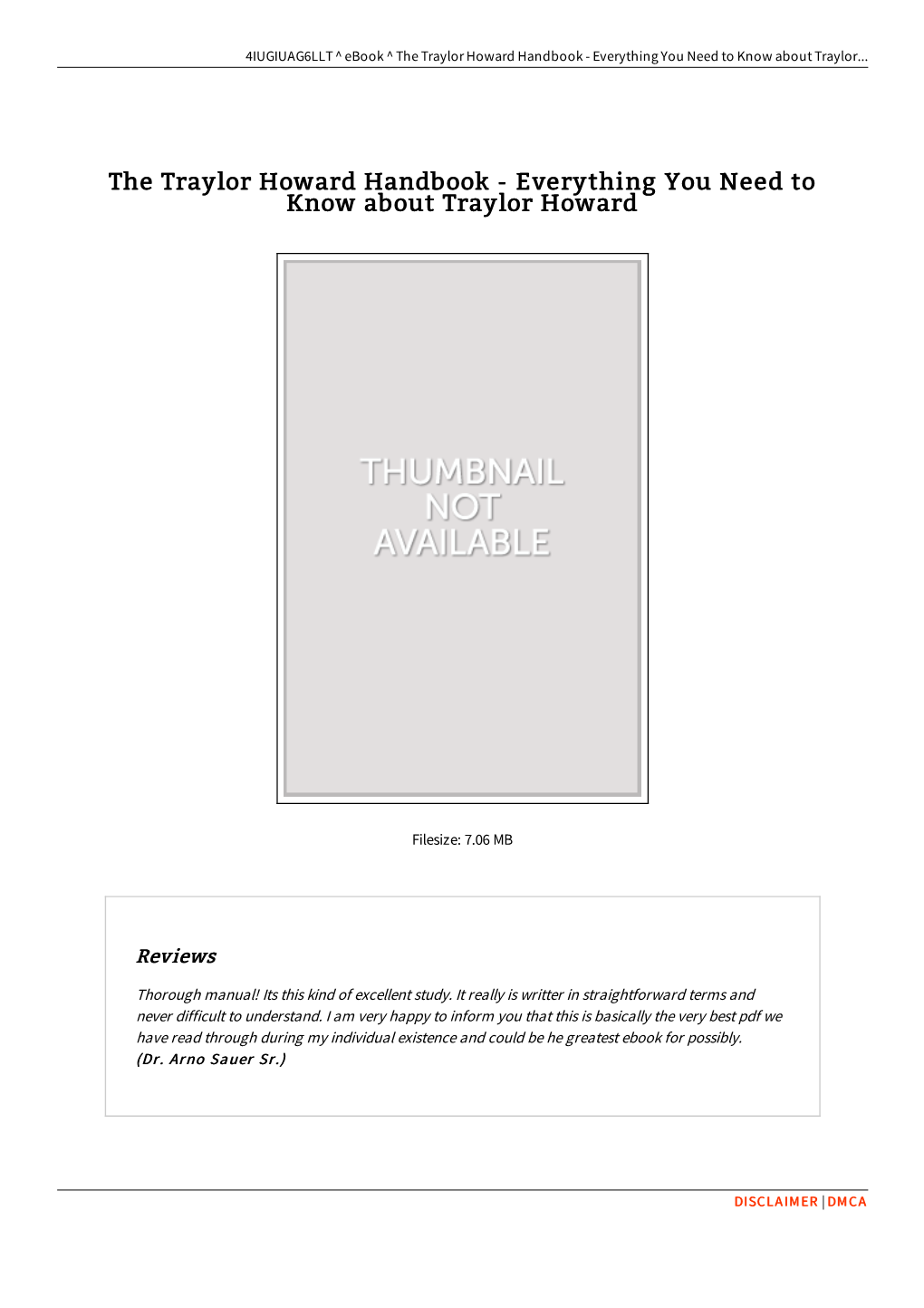 Read Doc the Traylor Howard Handbook