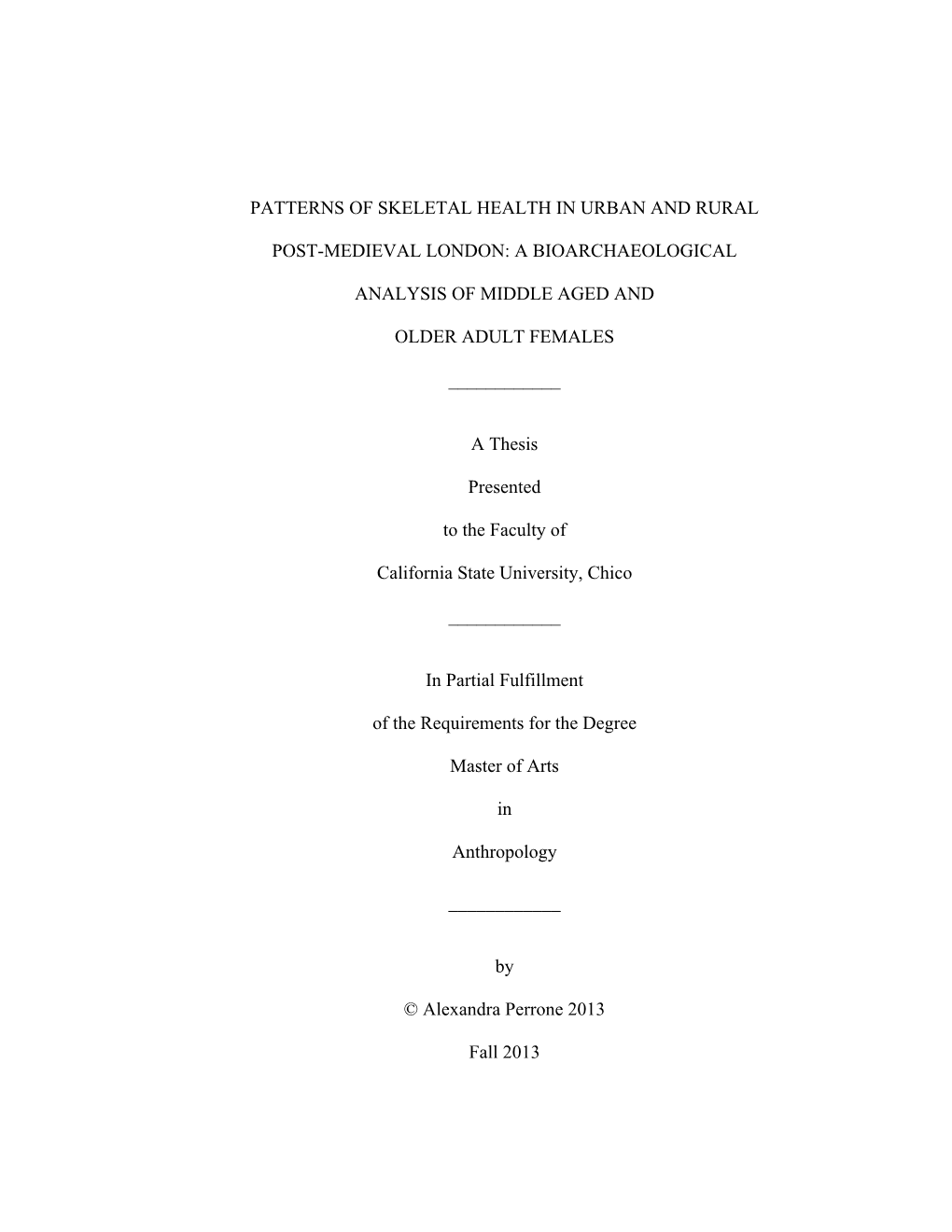 Patterns of Skeletal Health in Urban and Rural Post