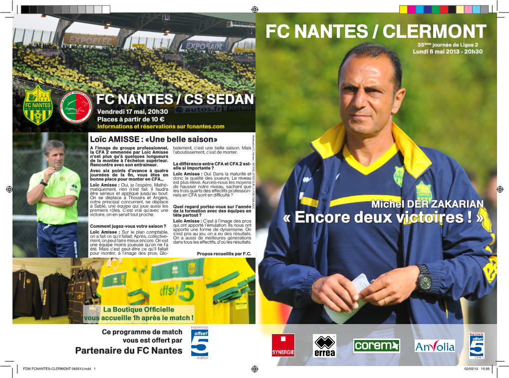 Fc Nantes / Clermont