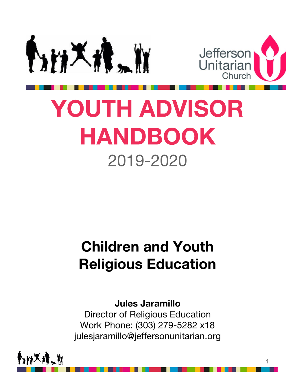 Youth Advisor Handbook 2019-20