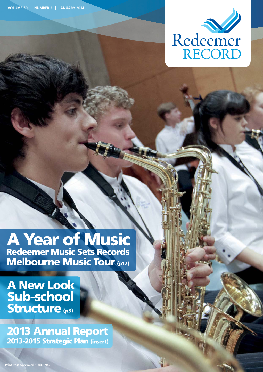 A Year of Music Redeemer Music Sets Records Melbourne Music Tour (P12)