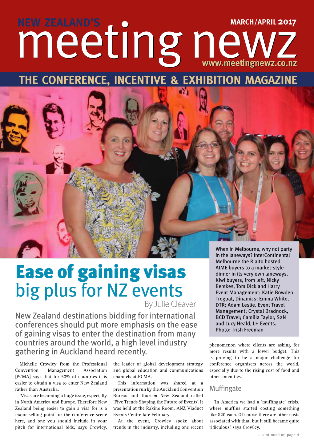 Ease of Gaining Visas Big Plus for NZ Events