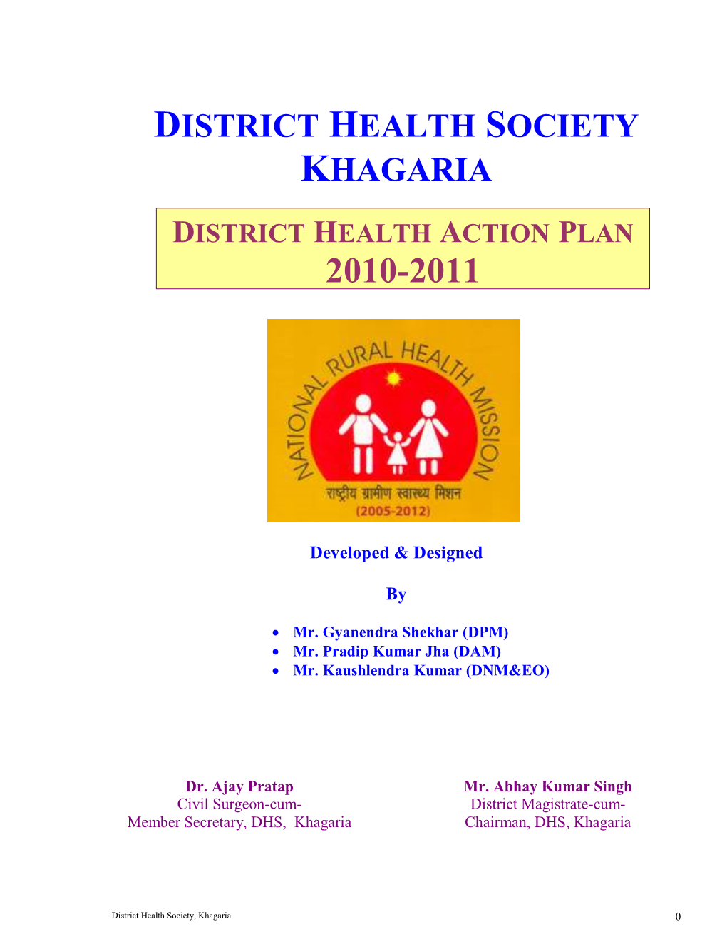 District Health Society Khagaria