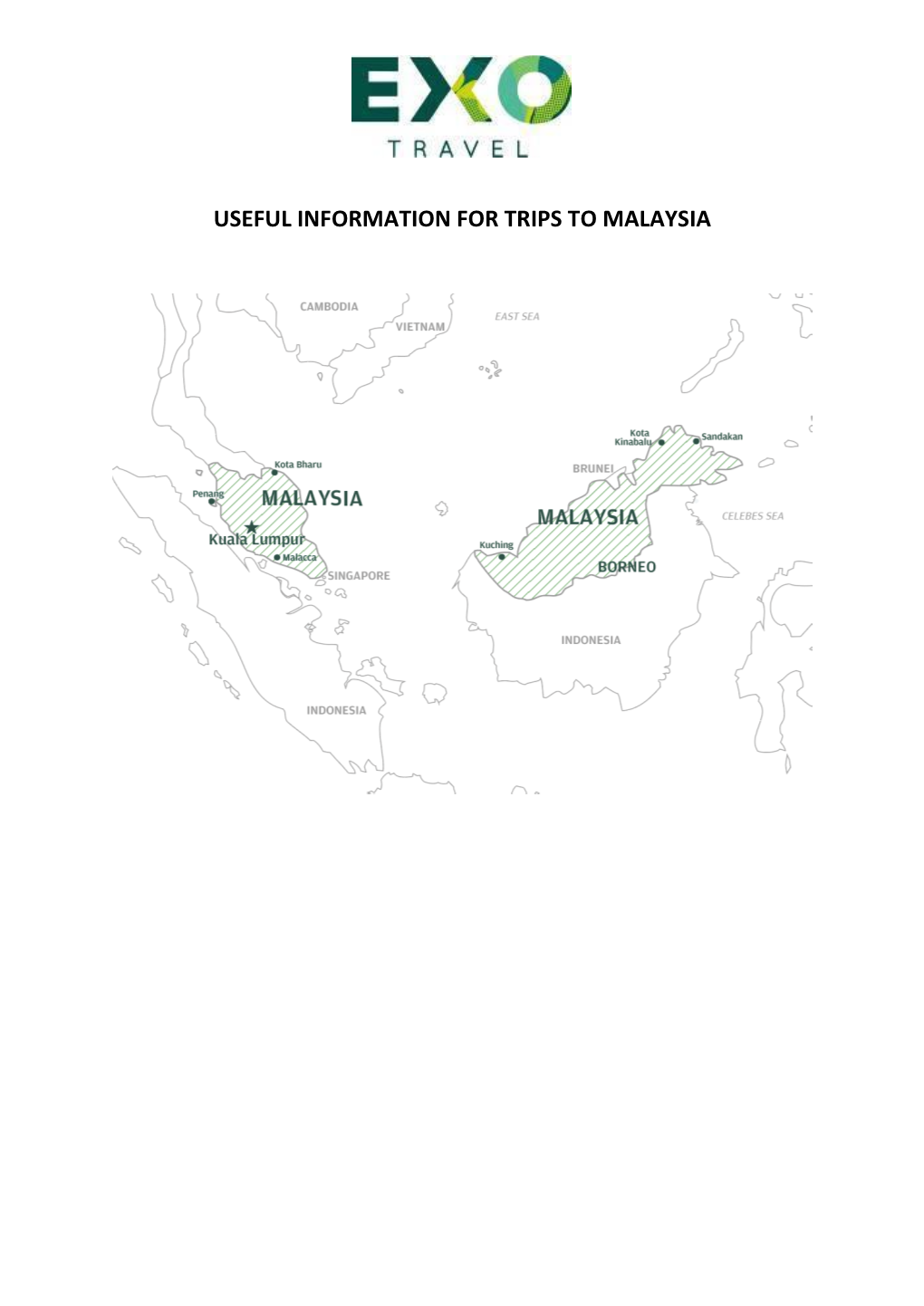 Useful Information for Trips to Malaysia