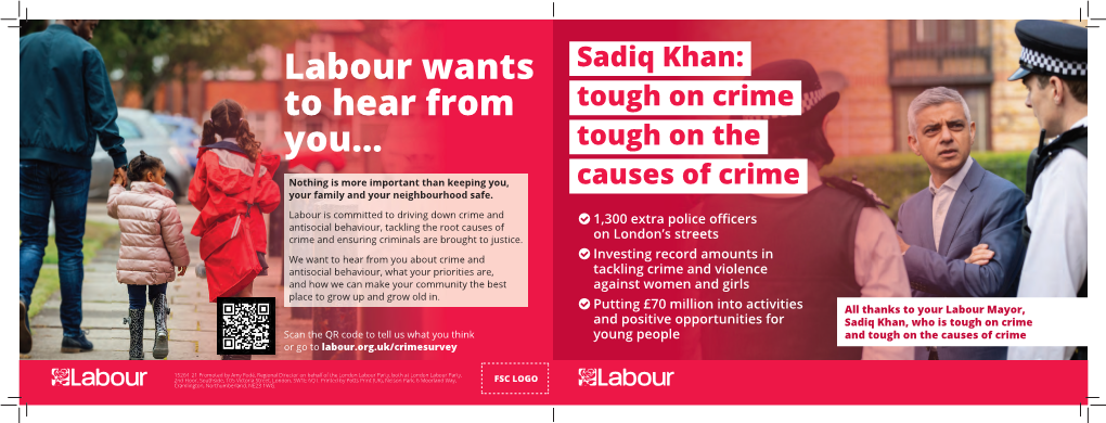 Labour Wants to Hear from You…