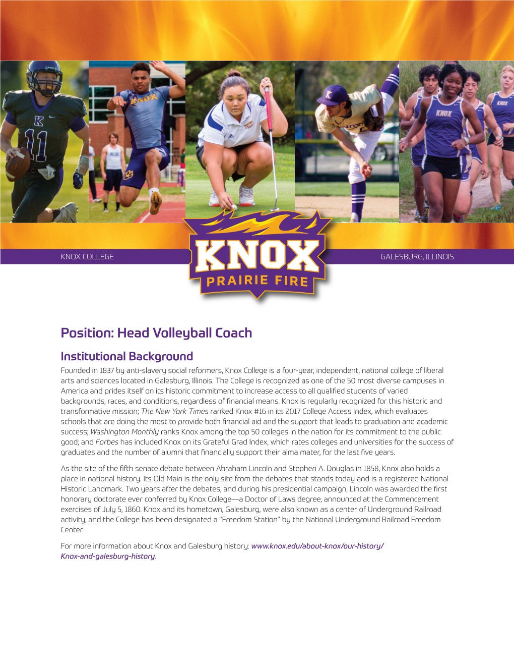 Position: Head Volleyball Coach