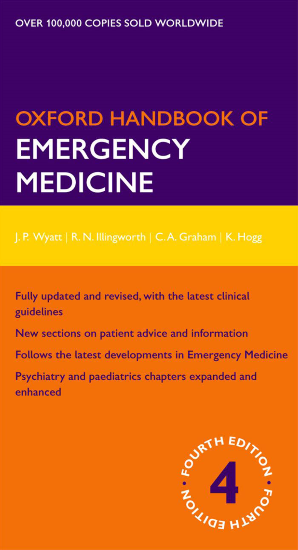 Oxford Handbook of Emergency Medicine