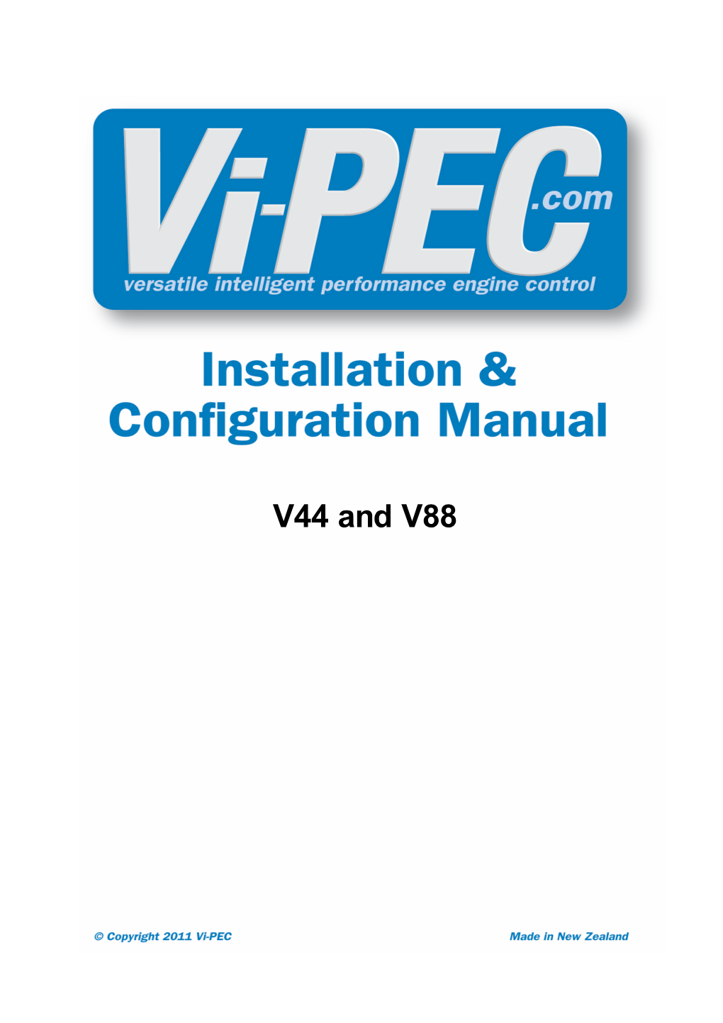 VX Wiring and Installation Manual