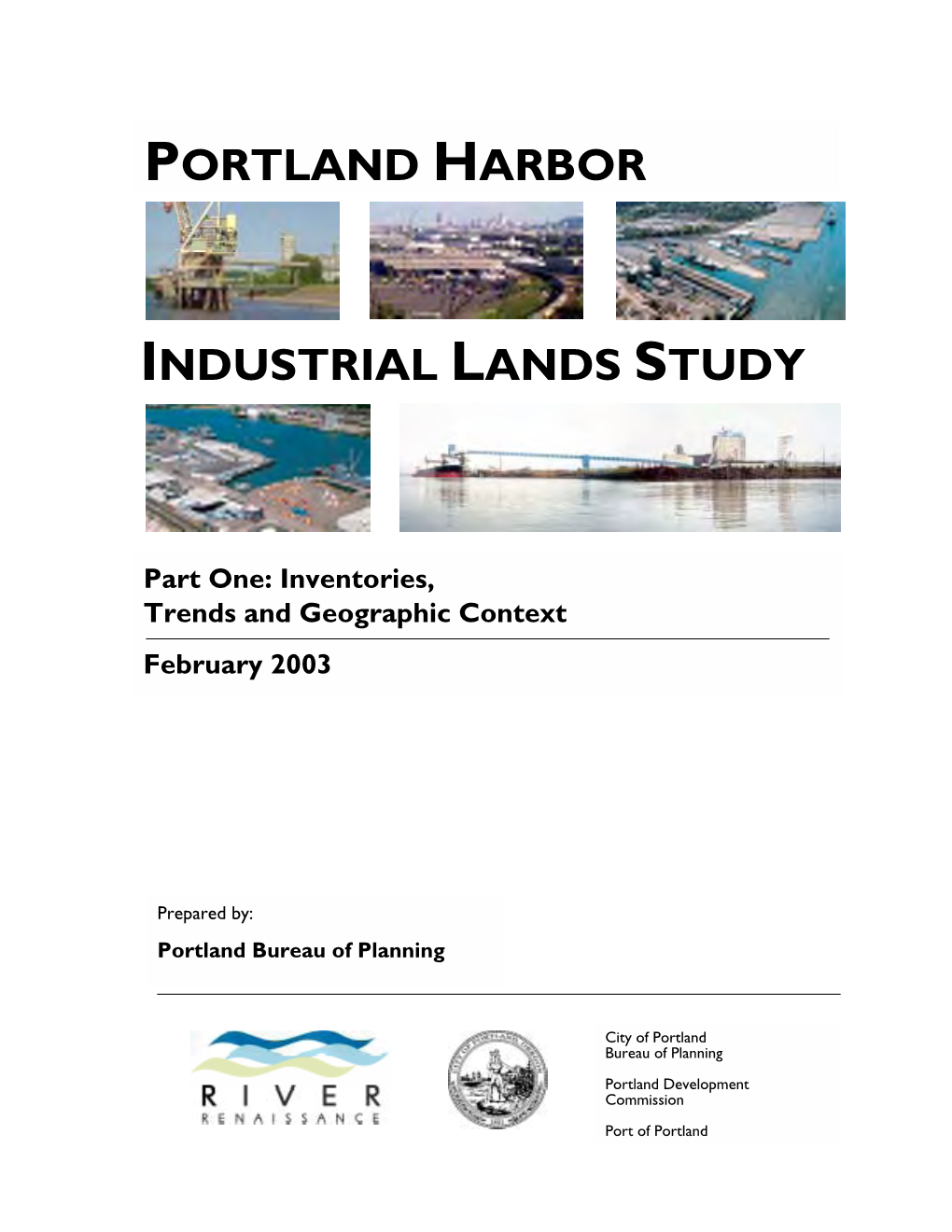 Portland Harbor Industrial Lands Study, Please Contact