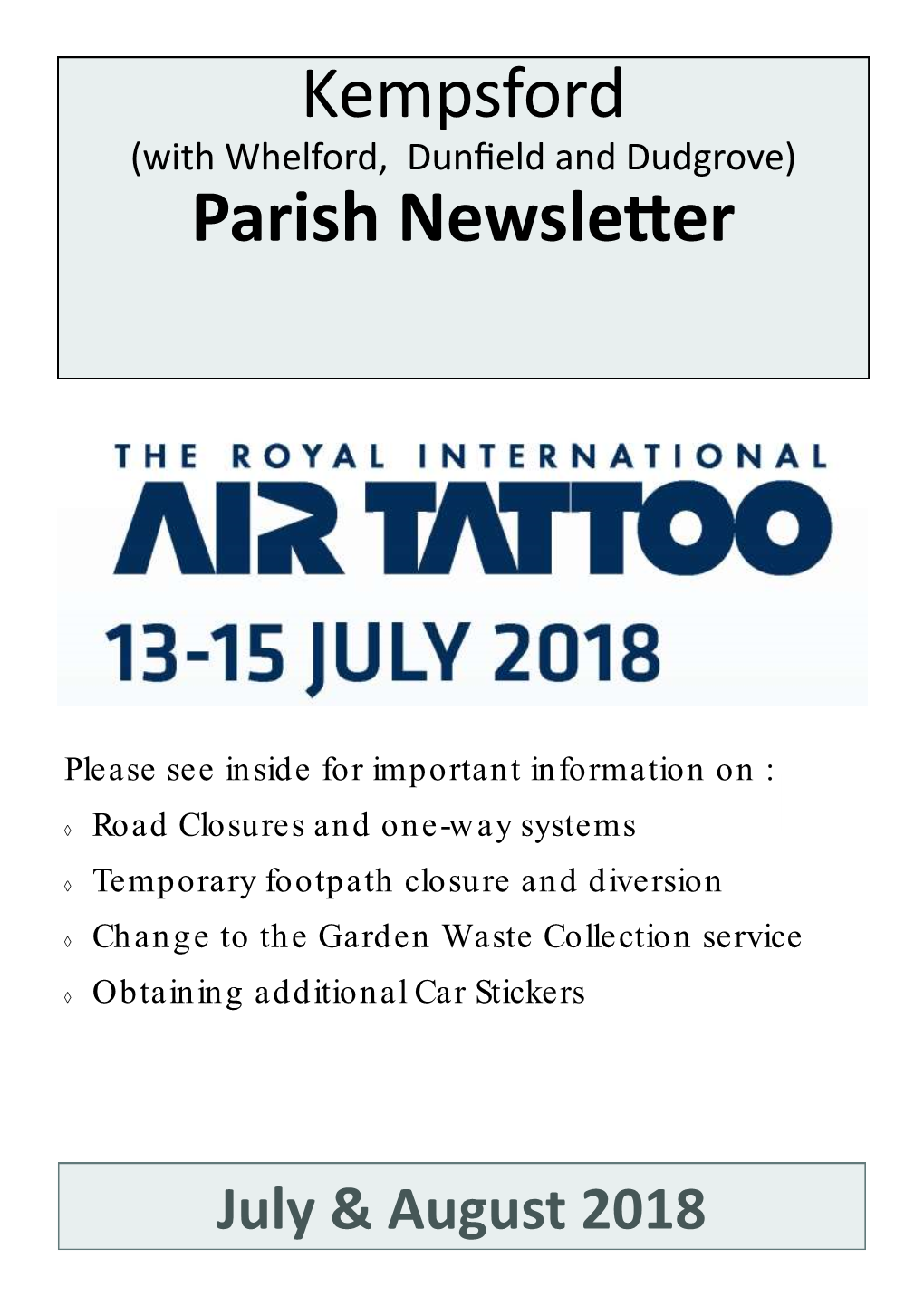 Kempsford Parish Newsletter