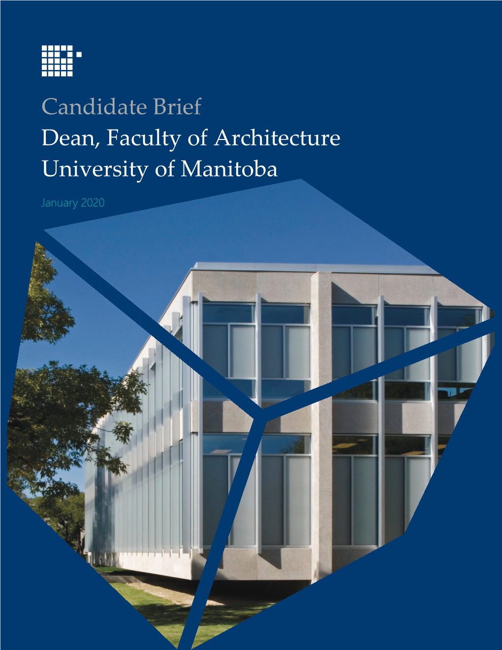 Dean, Faculty of Architecture | University of Manitoba