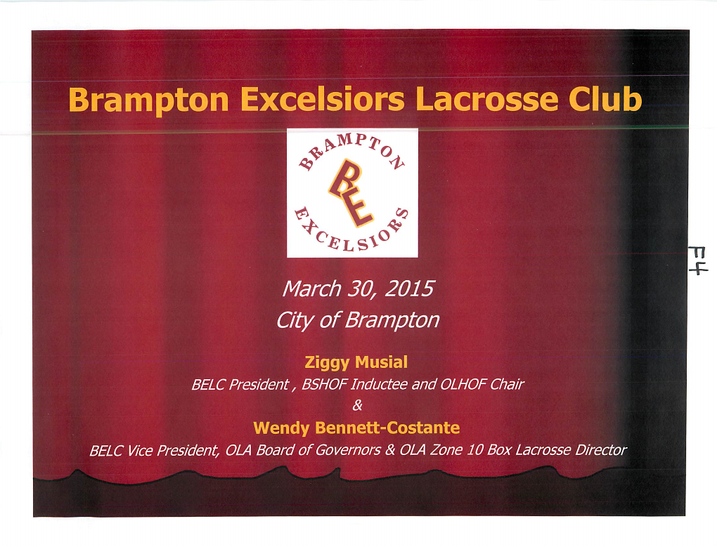 Brampton Excelsiors Lacrosse Club