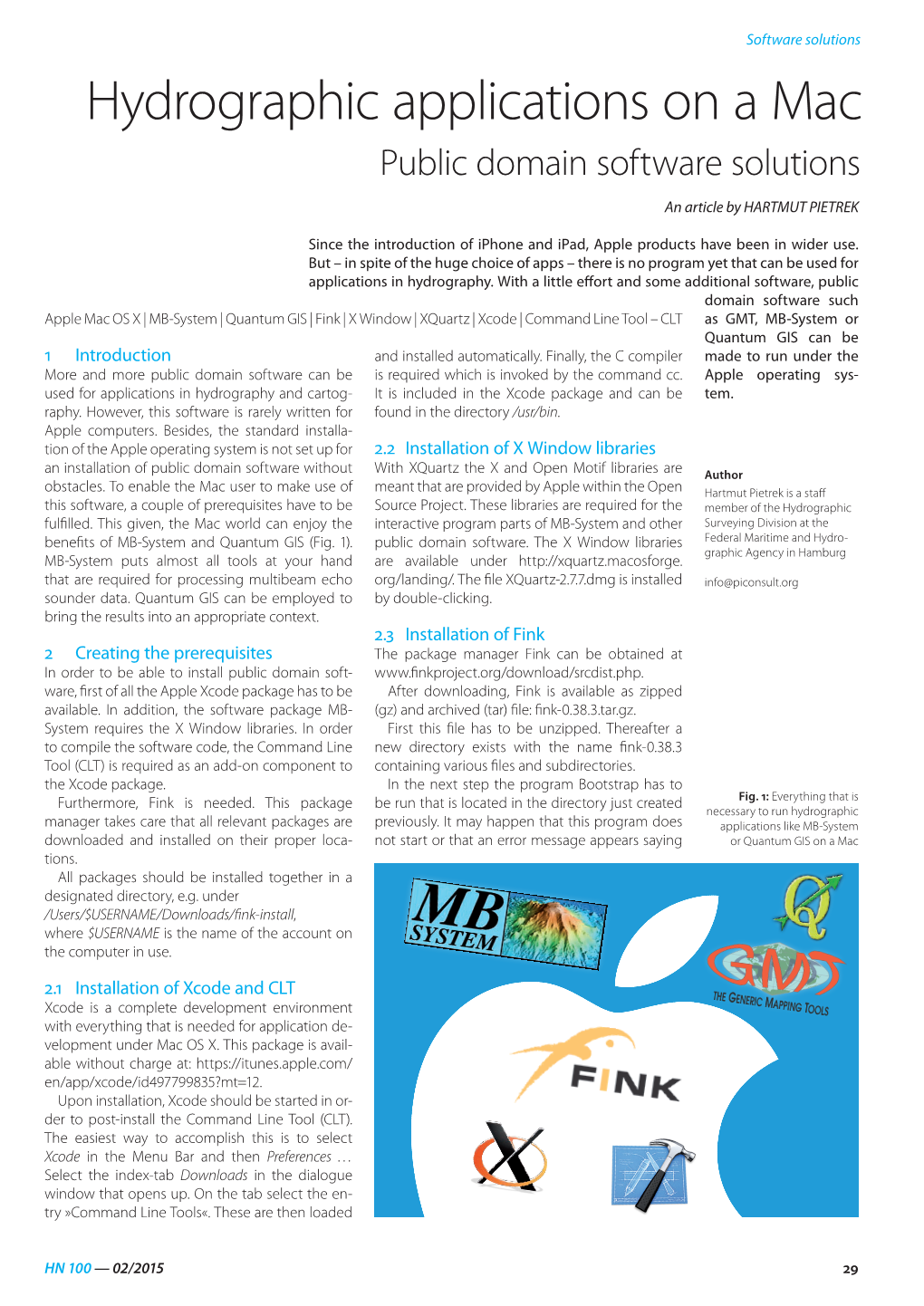Hydrographische Nachrichten • First International Issue