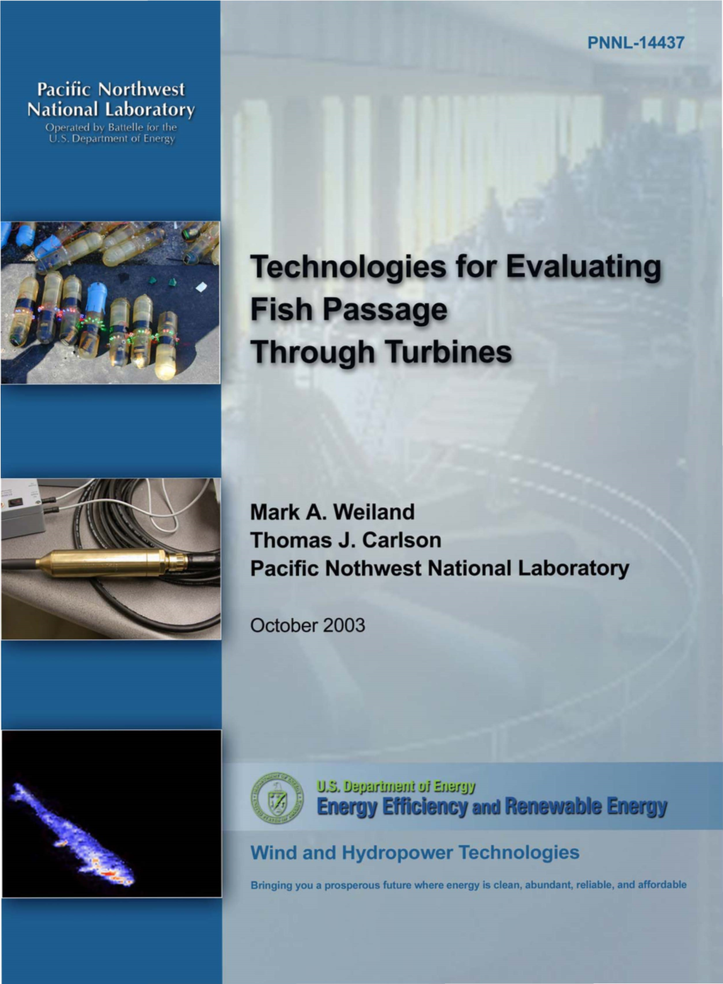 Technologies for Evaluating Fish Passage Through Turbines