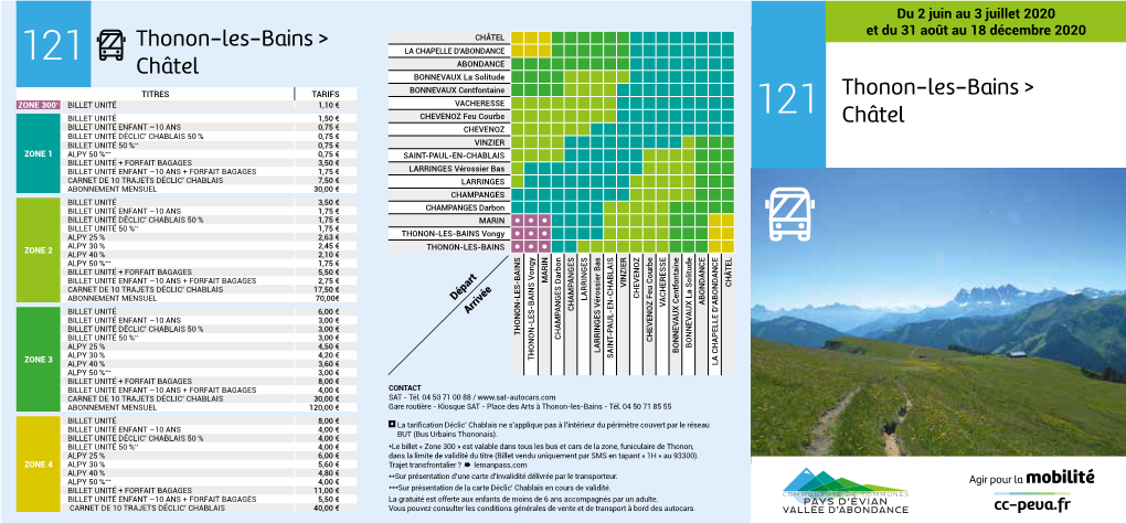 743 Ligne 121 Thonon Chatel