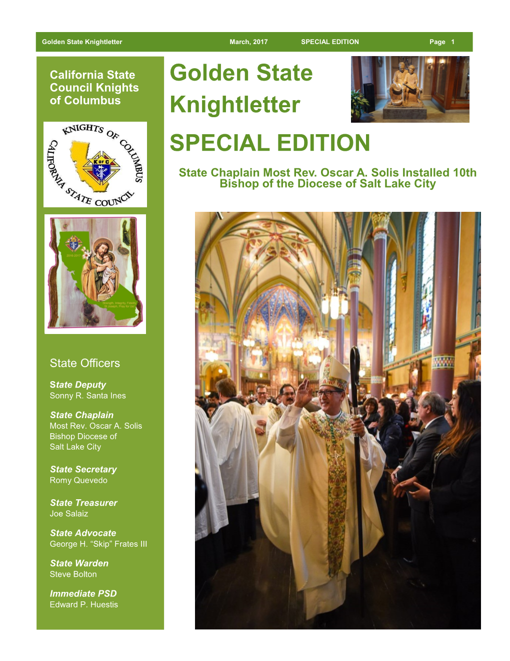 Special Edition Bishop Solis