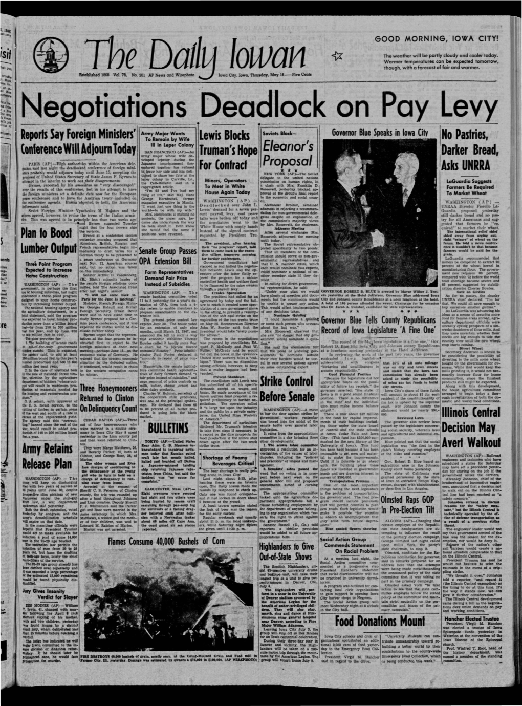Daily Iowan (Iowa City, Iowa), 1946-05-16