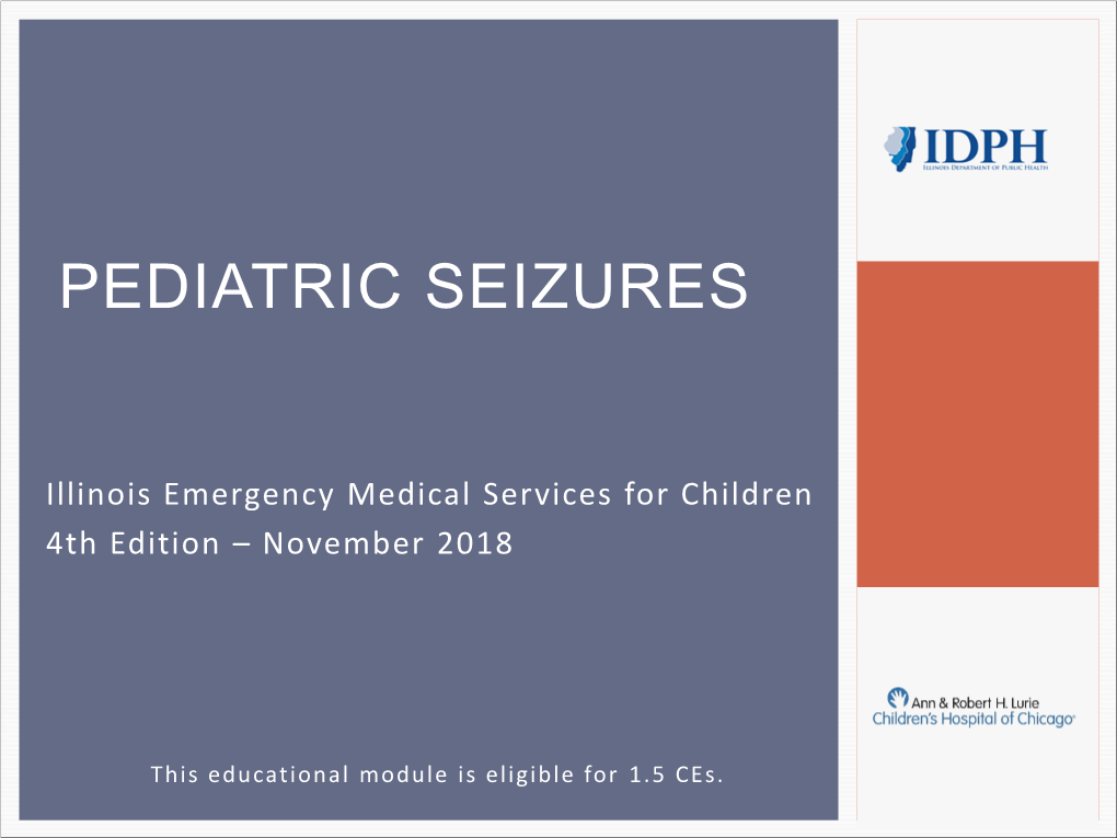 Pediatric Seizures