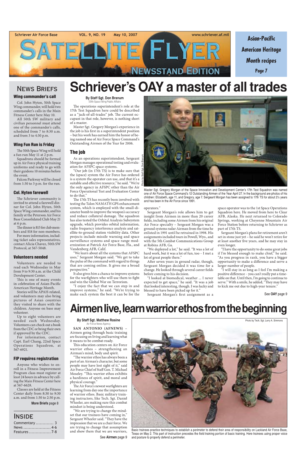 Schriever's OAY a Master of All Trades