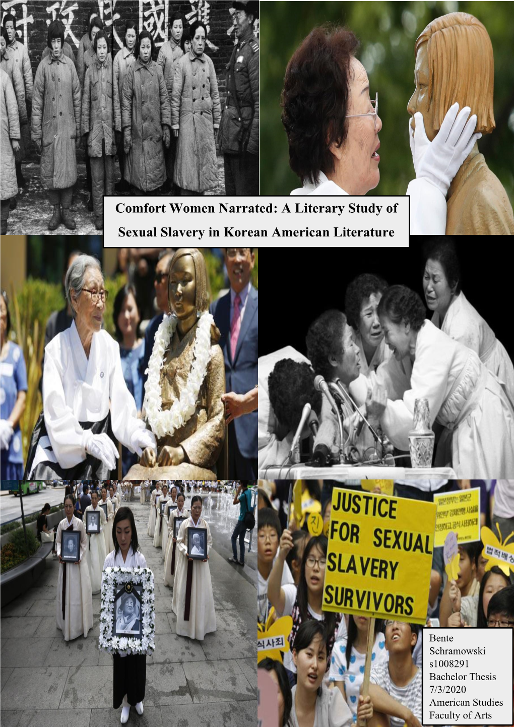 Comfort Women Narrated: a Literary Study of Sexual Slavery in Korean American Literature