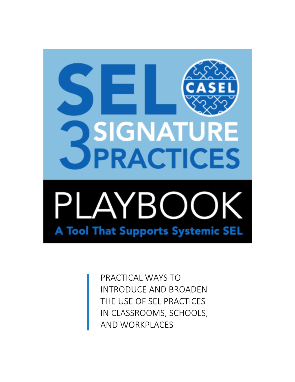 Sel 3 Signature Practices Playbook 2019