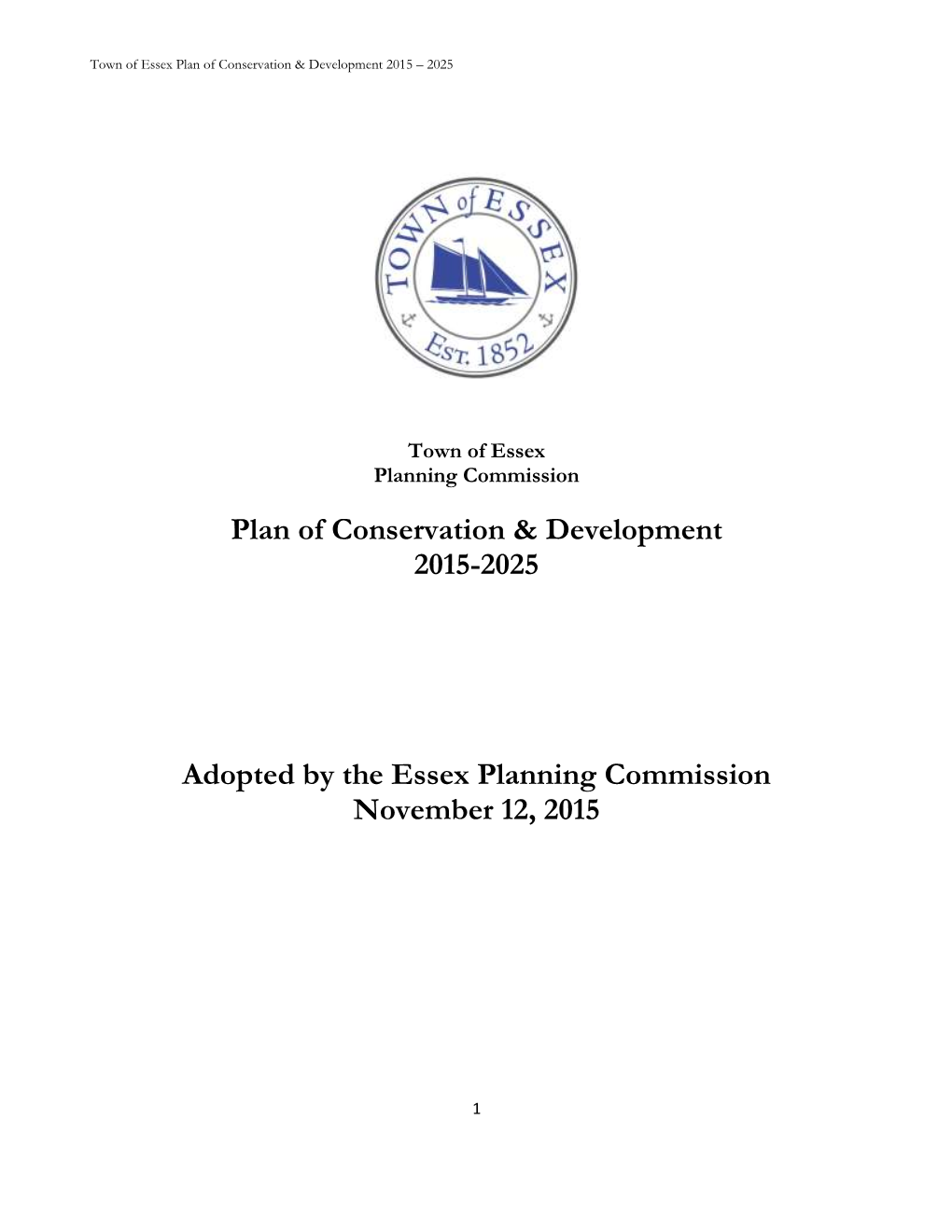 Plan of Conservation and Development 2015