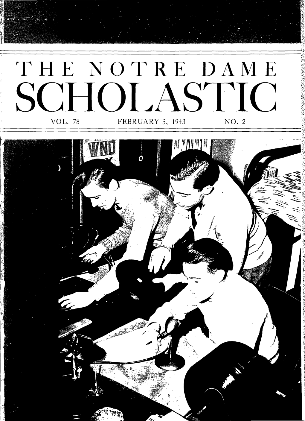 Notre Dame Scholastic, Vol. 78, No. 02