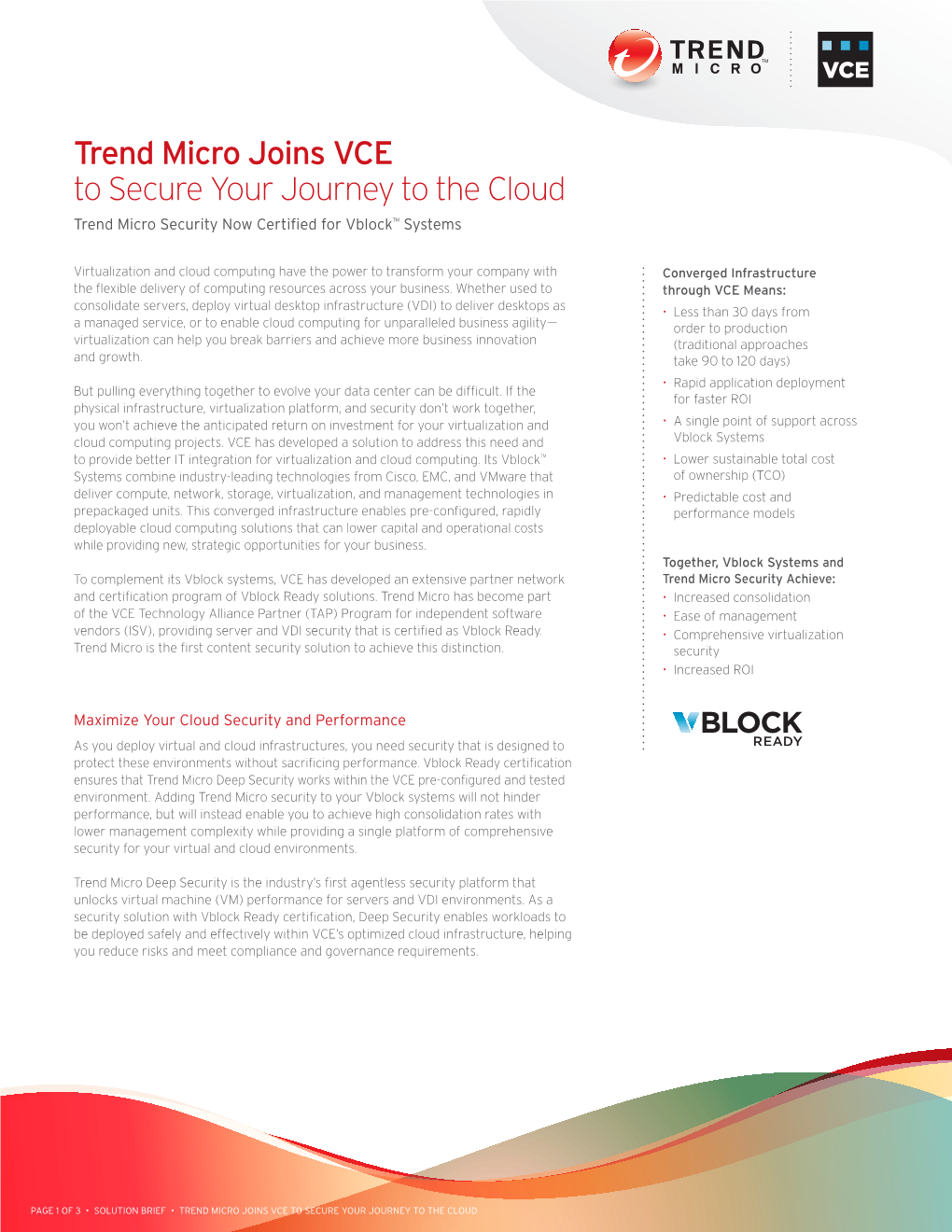 Trend Micro Deep Security Certified for Vblock Systems