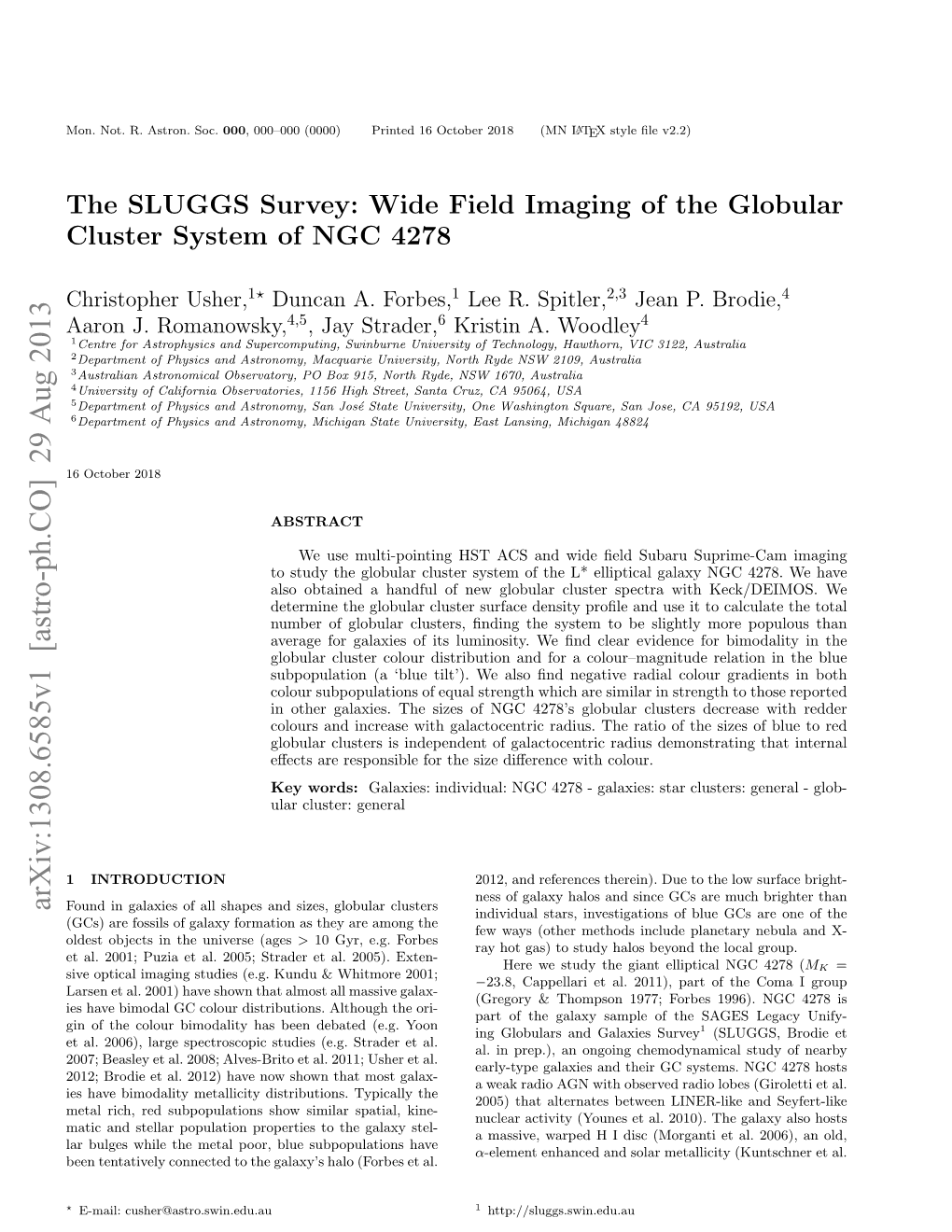 Wide Field Imaging of the Globular Cluster System of NGC 4278