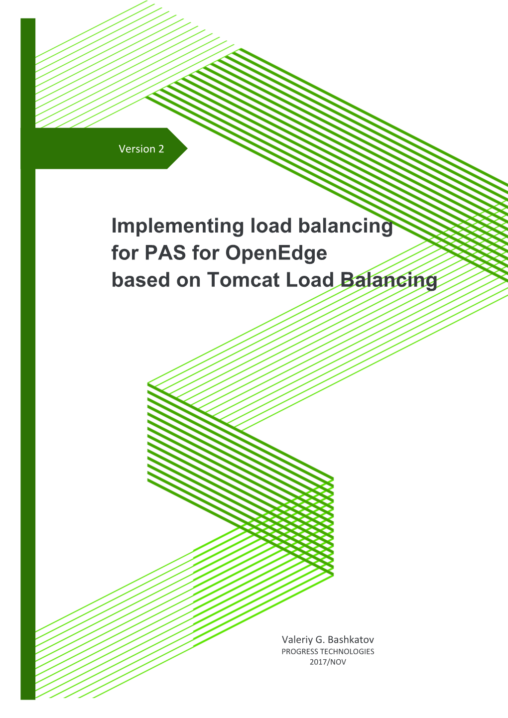 Tomcat Load Balancing for PAS for Openedge