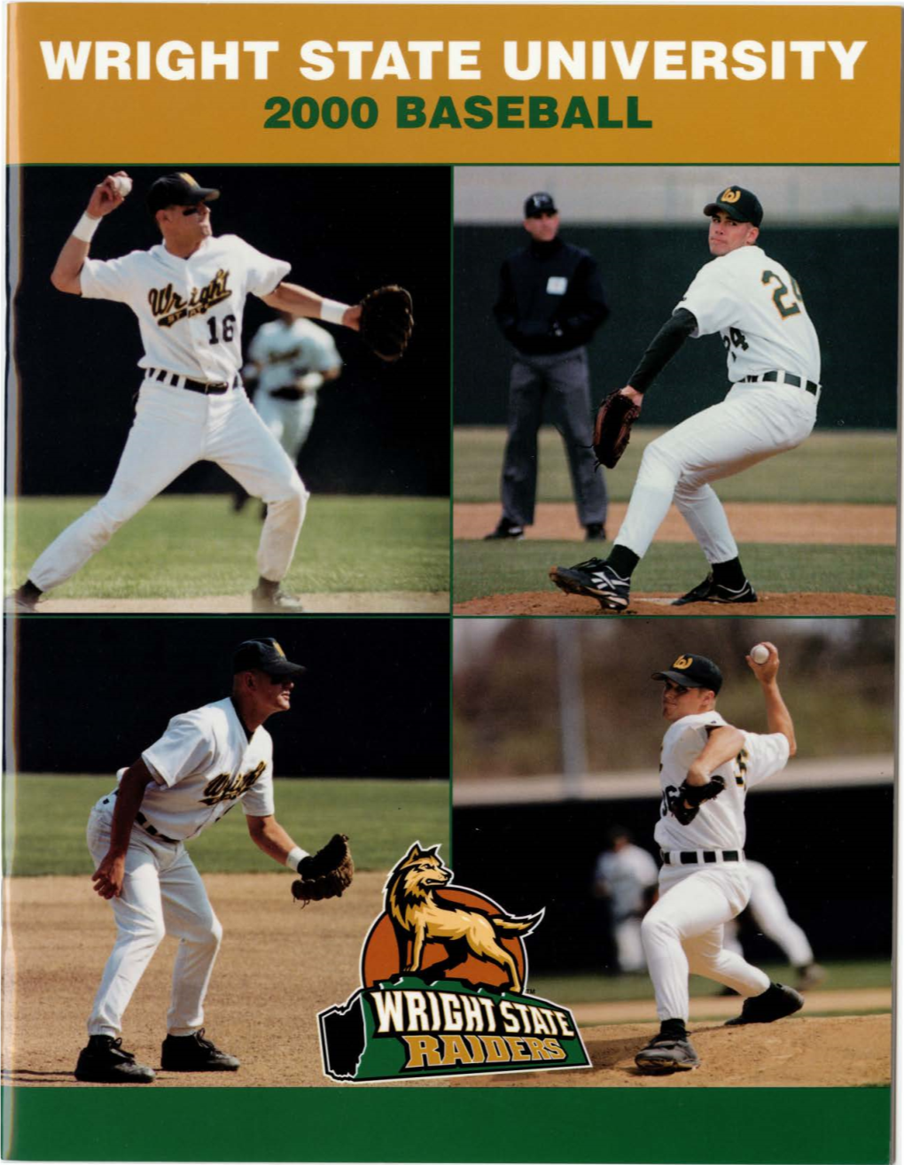 Wright State Raiders Baseball 2000