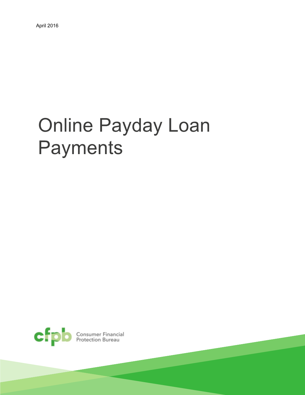 Online Payday Loan Payments