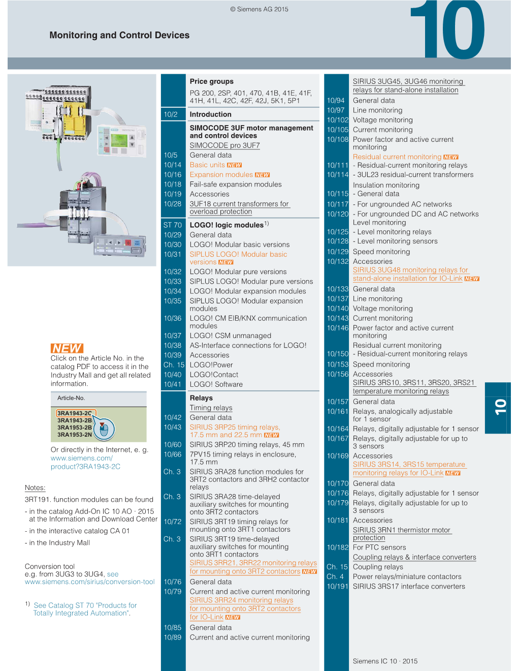 Catalog IC 10 2015