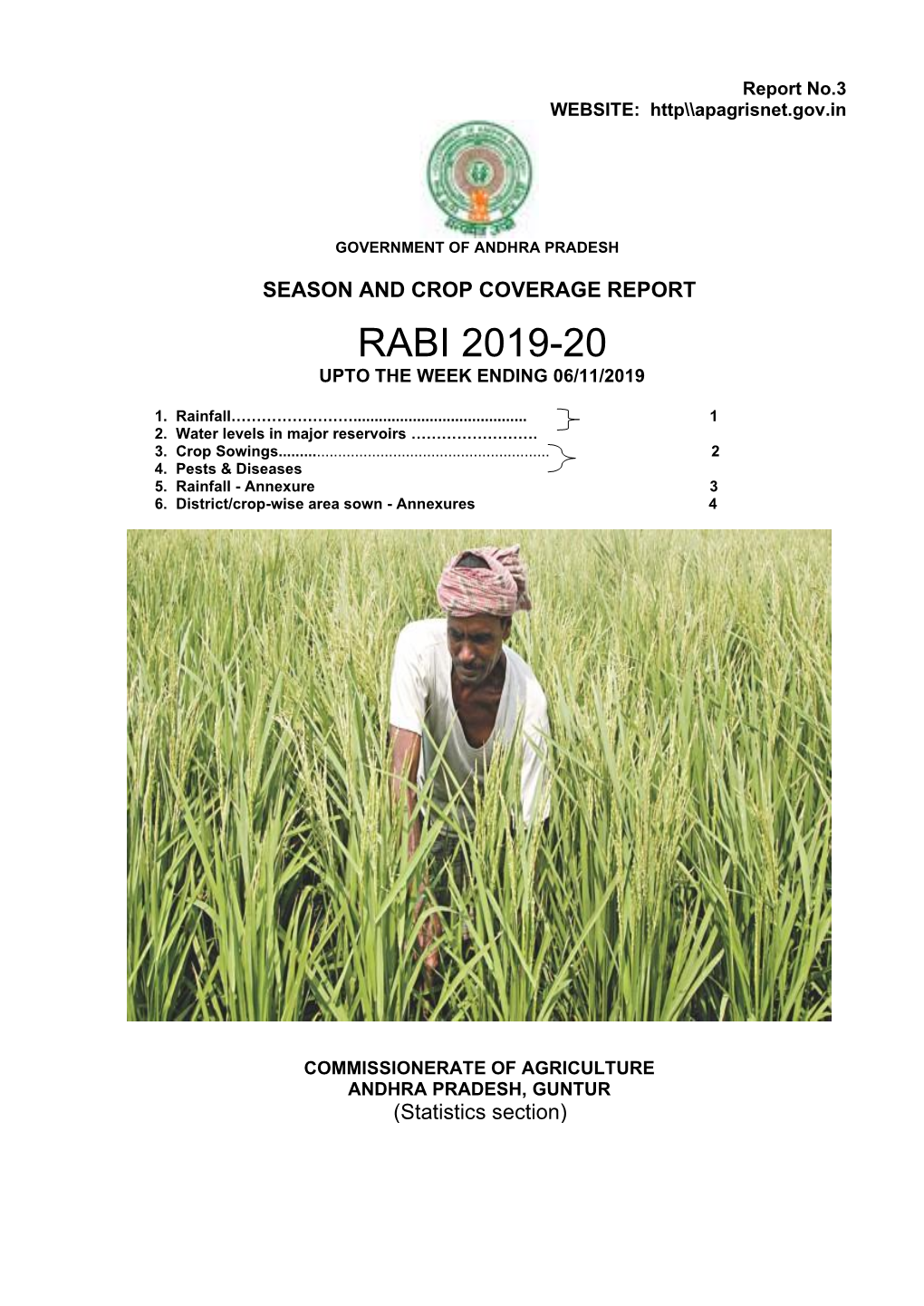 RABI 2019-20 -.:: Agriculture Department Andhra Pradesh