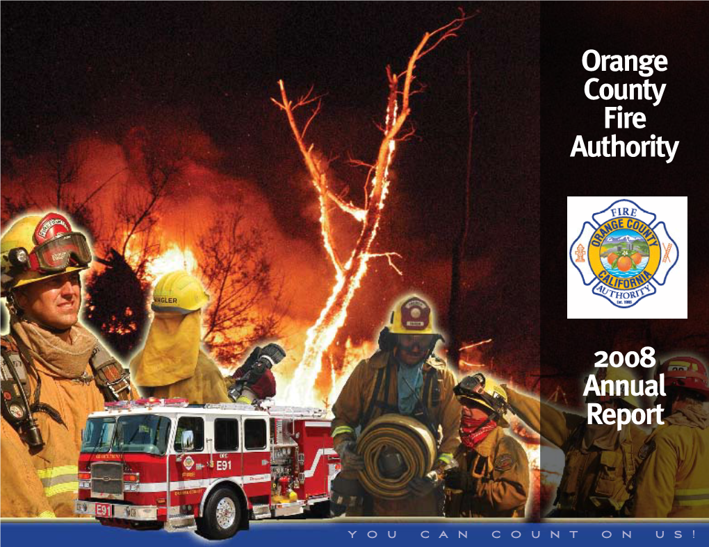 Orange County Fire Authority 2008 Annual Report