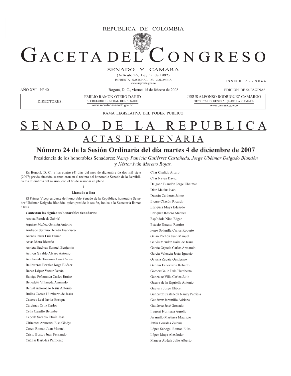 G Aceta Del Congreso