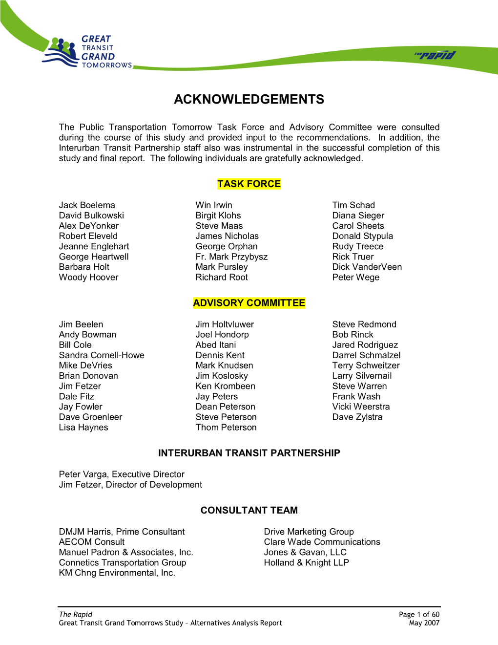 Acknowledgements