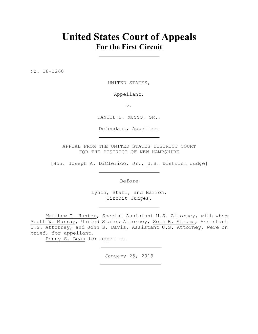 United States Court of Appeals for the First Circuit