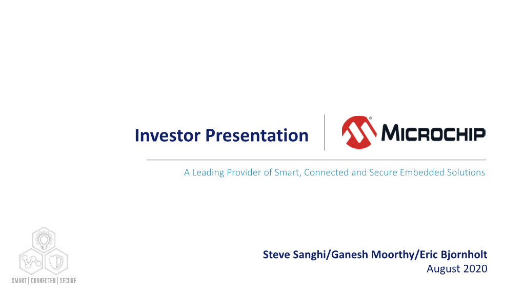 Keybanc Investor Presentation August 2020.08112020