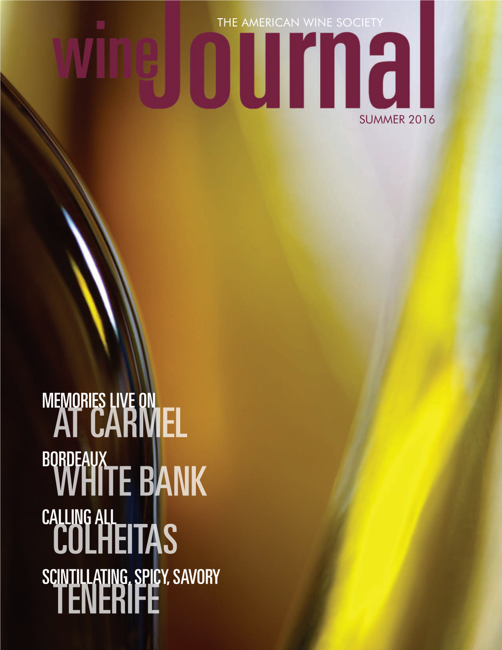 Summer 2016 Wine Journal