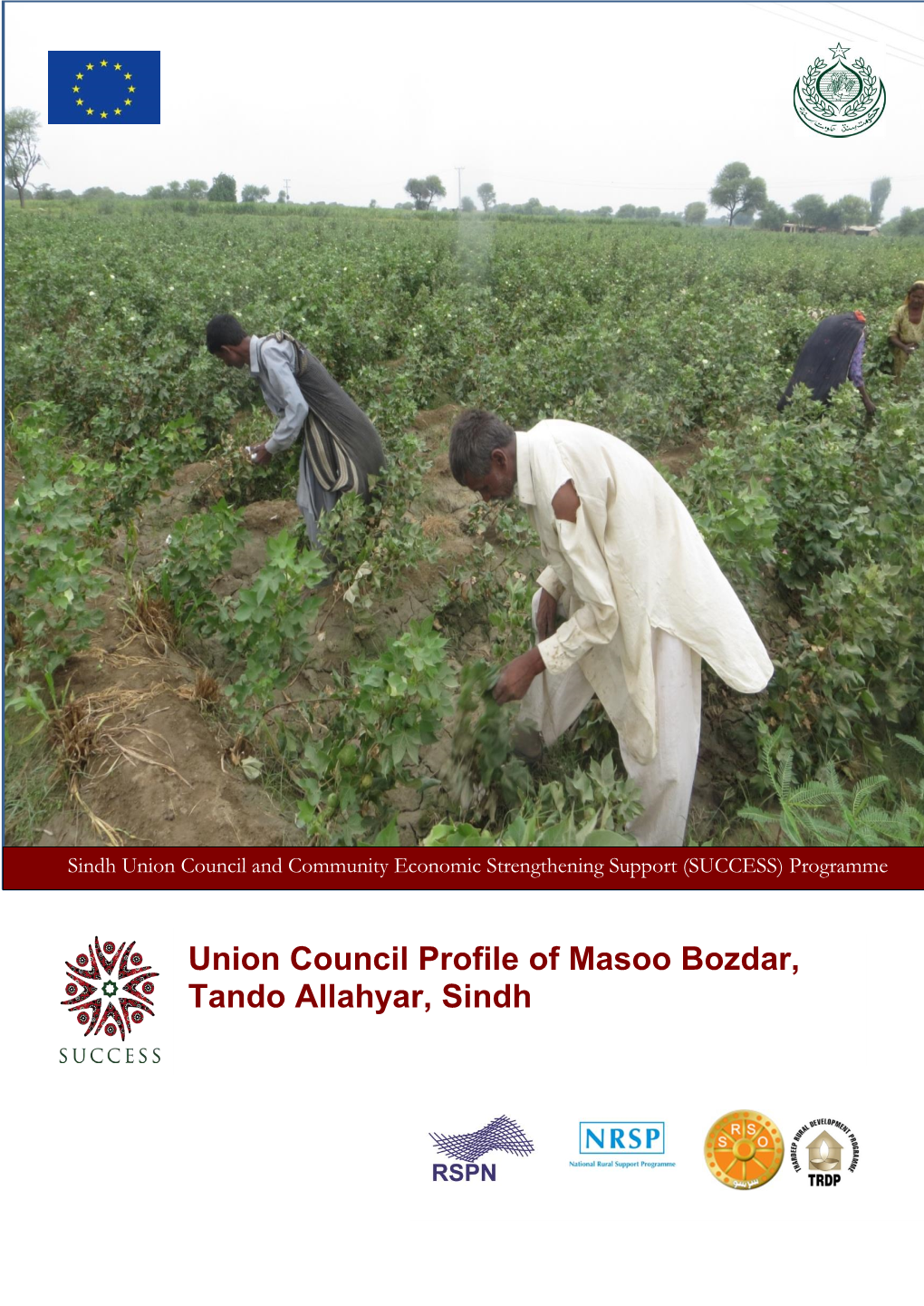 Union Council Profile of Masoo Bozdar, Tando Allahyar, Sindh