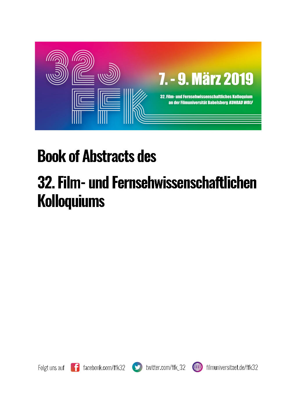 32 FFK Book of Abstracts-2.Pdf