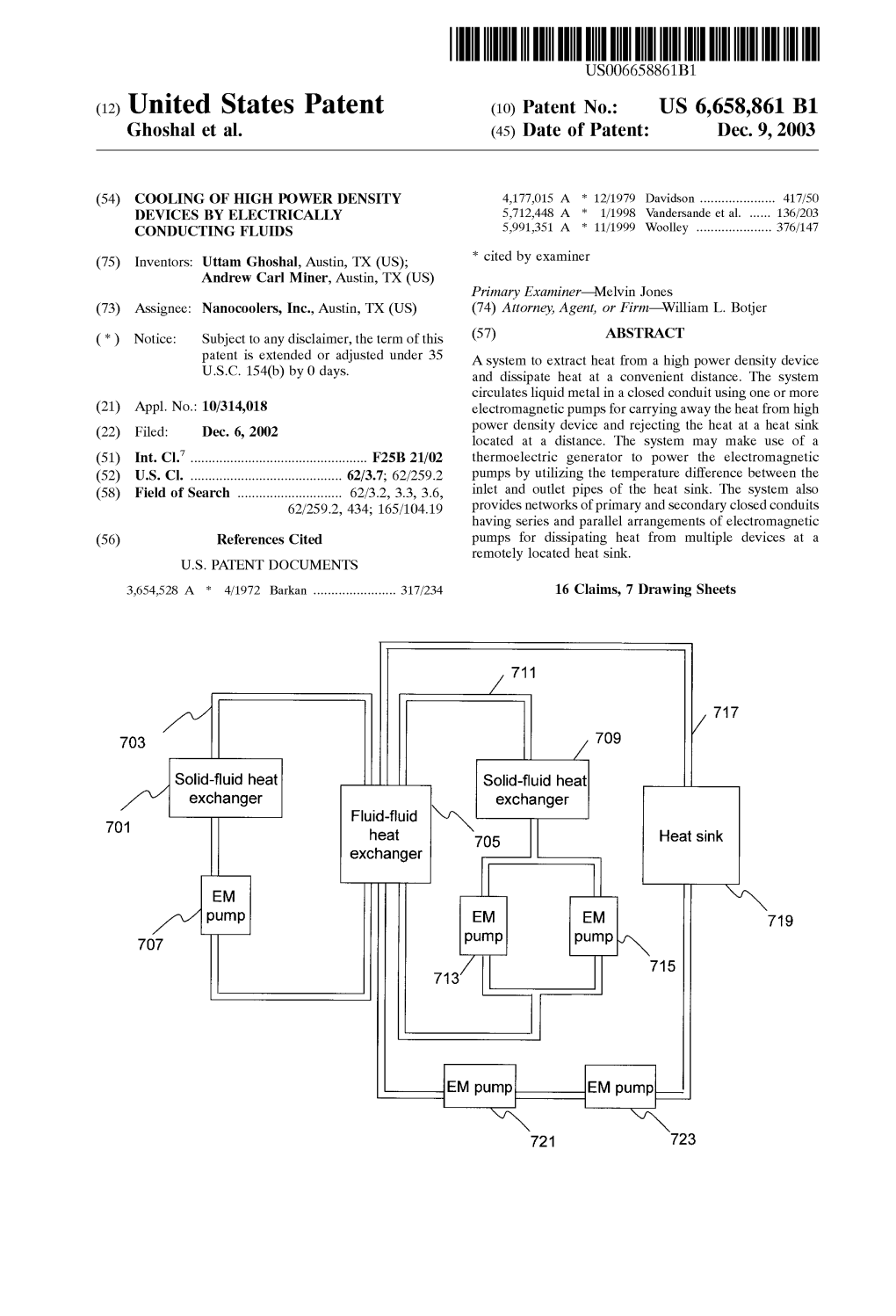 (12) United States Patent (10) Patent No.: US 6,658,861 B1 Ghoshal Et Al