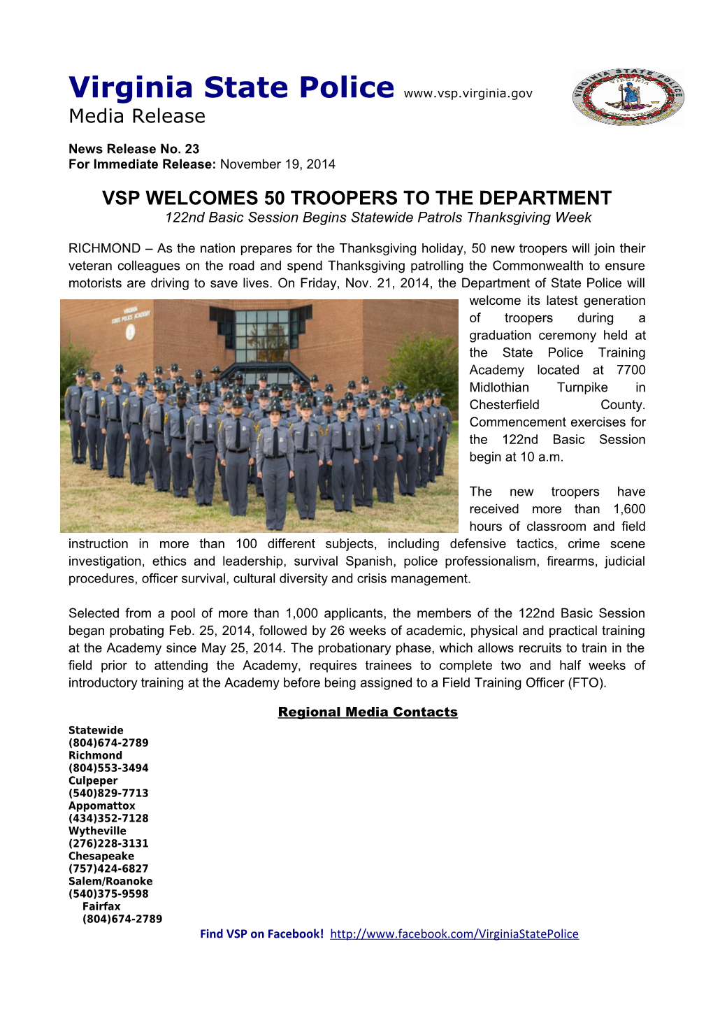 VSP News Release s1