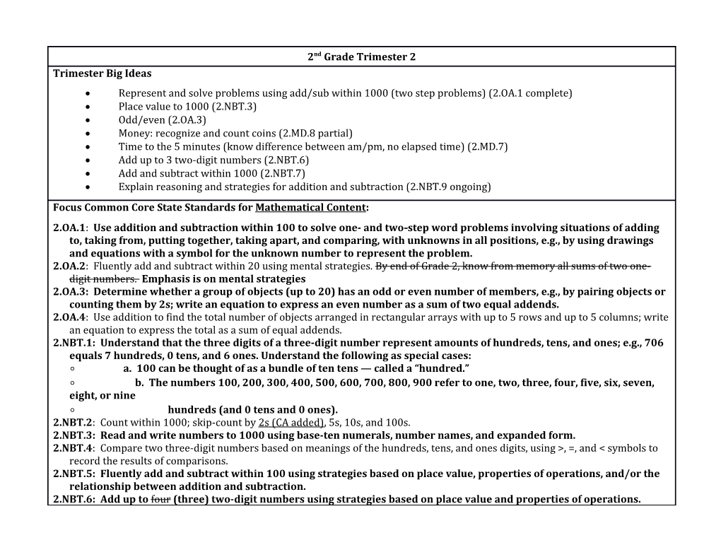 * These Lessons/Activities Can Be Found on the DUSD CGI Website ( Under the 1St Grade Tab