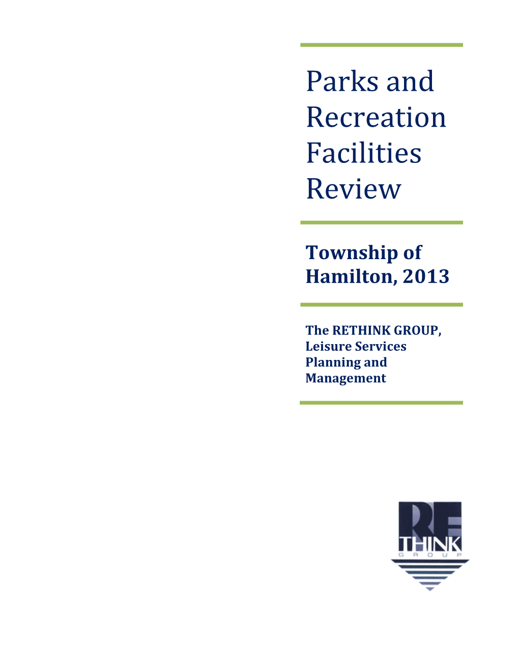 Parks and Recreation Facilities Review