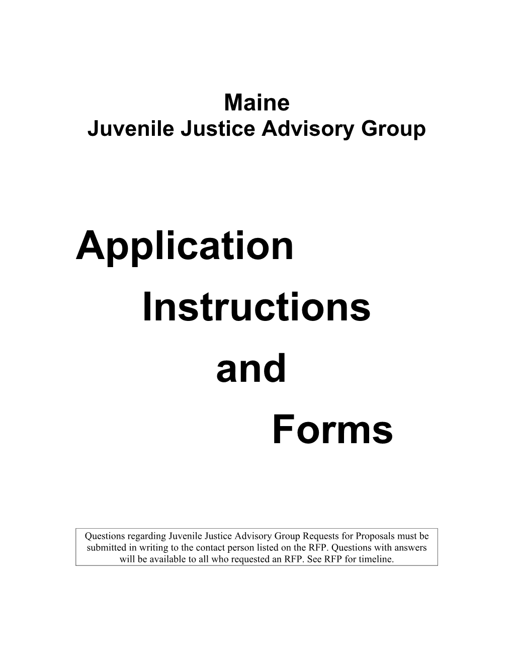 Juvenile Justice Advisory Group (JJAG)