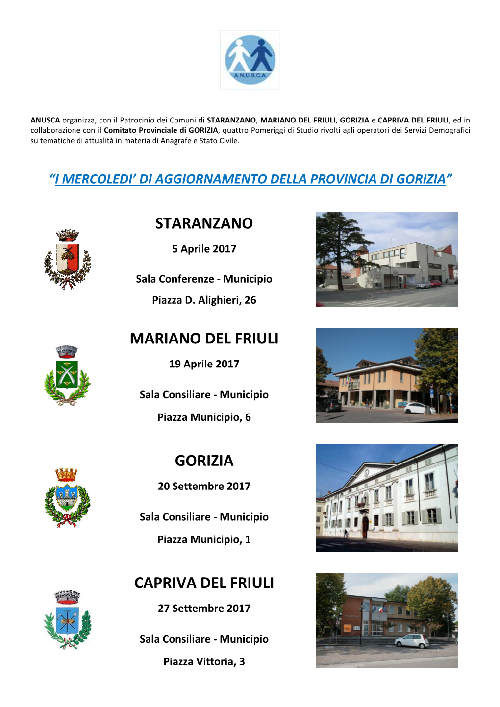 Staranzano Mariano Del Friuli Gorizia Capriva Del Friuli
